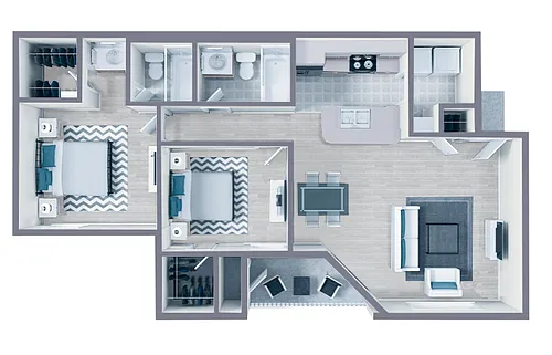 Floor plan B1 Bronze
