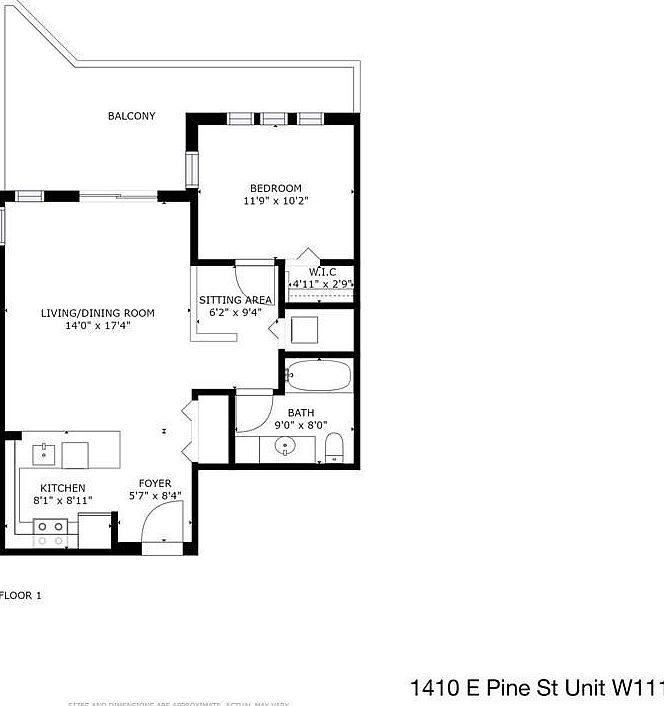 1st image of 1410 E Pine St Unit W111