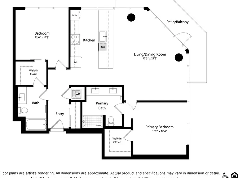 C2 | 2 bed 2 bath | 1,359 sq. ft. C2 | 2 bed 2 bath | 1,359 sq. ft.