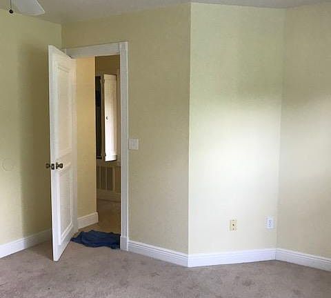 Master BR with New, Plush Carpet