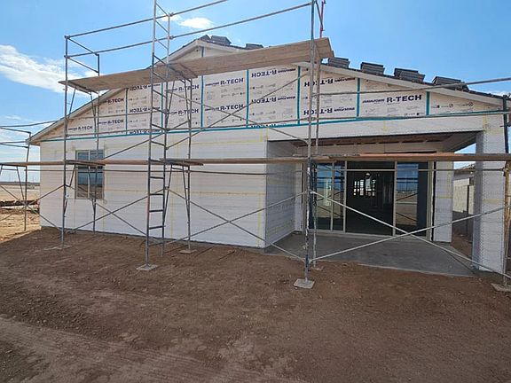 Back exterior elevation
