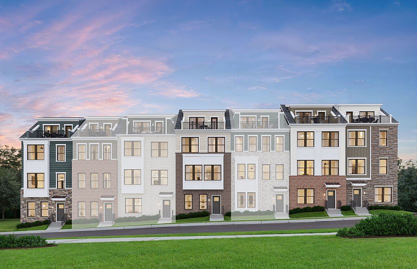 The Frankton Way offers 4-levels of living space in Ashburn, VA