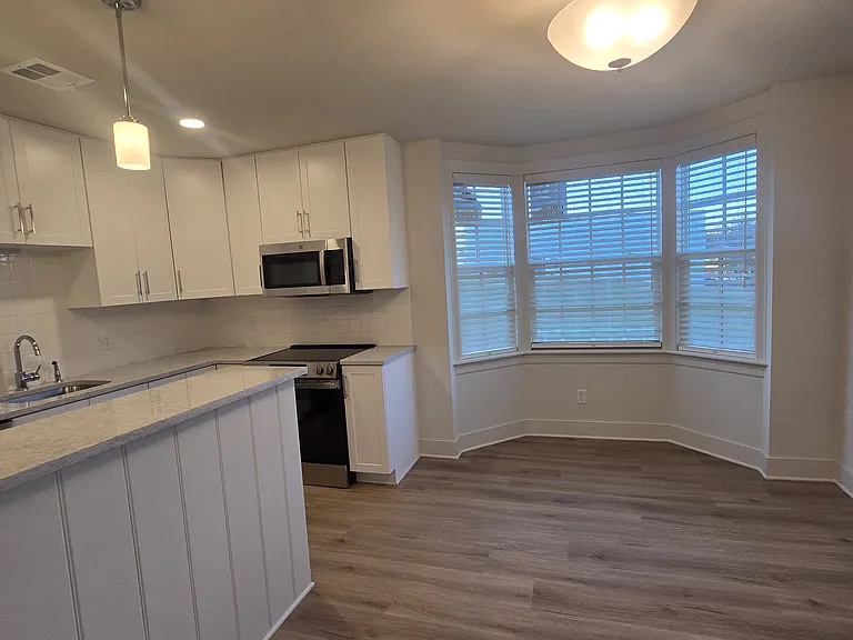 Dining Area w/ a bay window