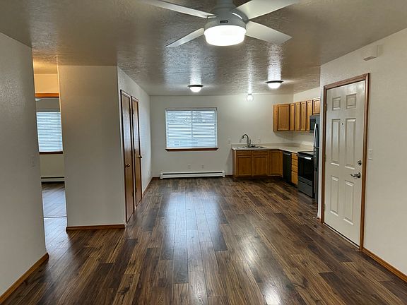 Living Room looking into eat in kitchen
