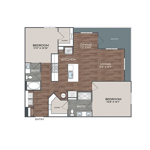 Floor plan B2b
