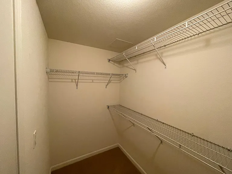 Master bedroom walk-in closet