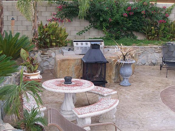 Sunk-in BBQ