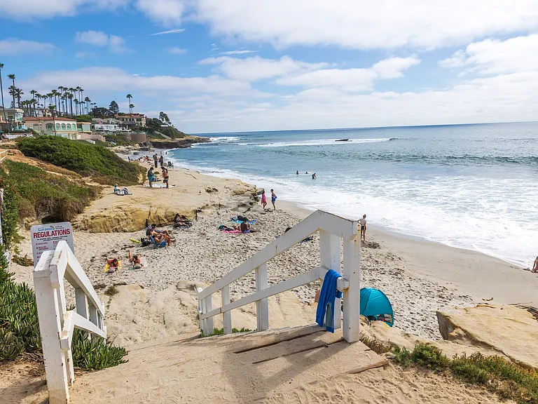 Numerous beaches on the La Jolla Coast near the condo