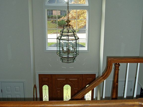 view from upstairs foyer
