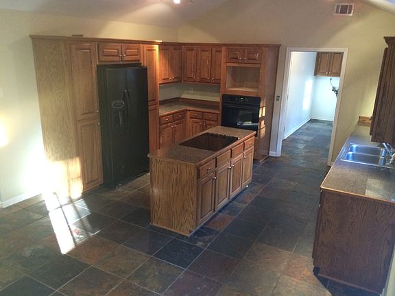 Large kitchen with island