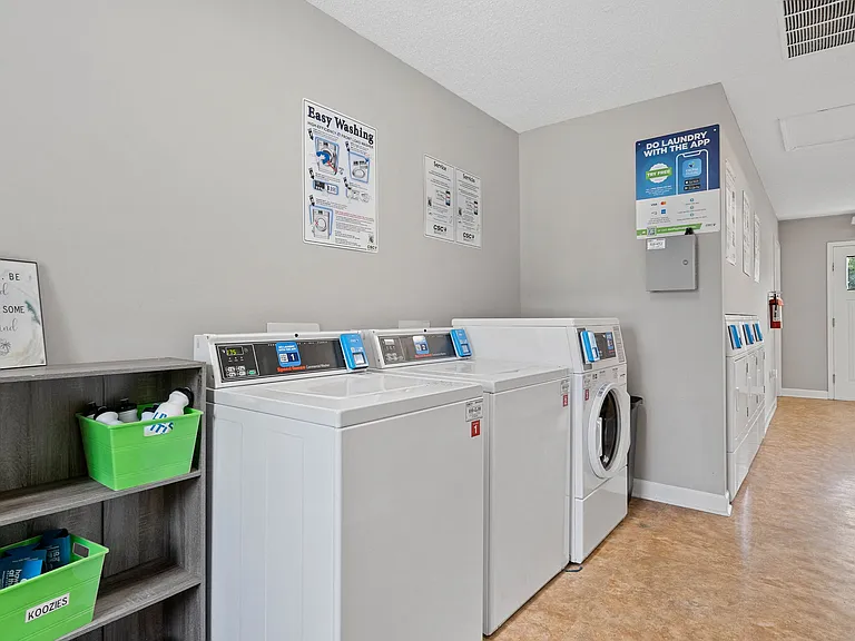 Clothes Care Center at Hawthorne at the Hall in Rural Hall, NC