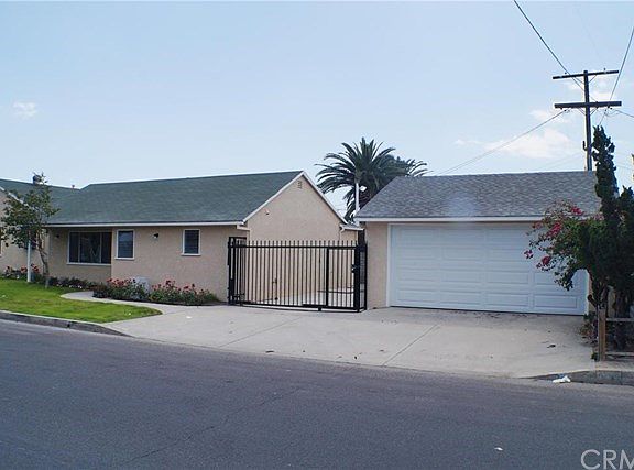 Detached garage access at side with RV parking