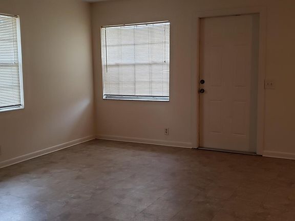 Living area off of the kitchen