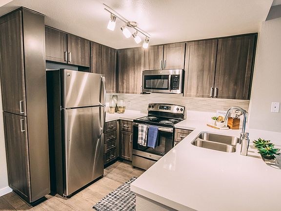 New light fixtures in newly renovated kitchen
