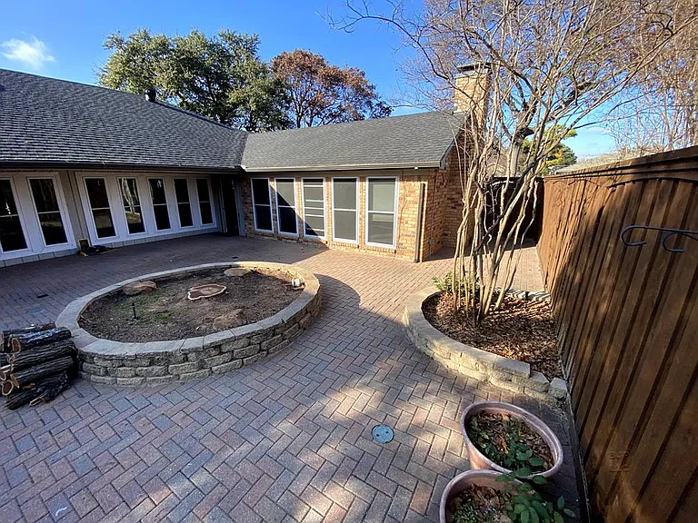 Plenty of room for patio furniture and BBQ grill