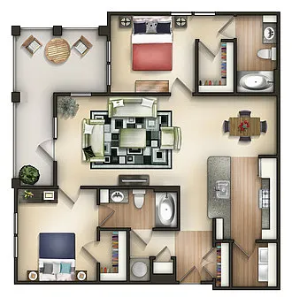 Floor plan B1