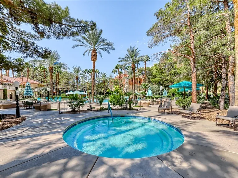 Large heated Spa in the main pool area.