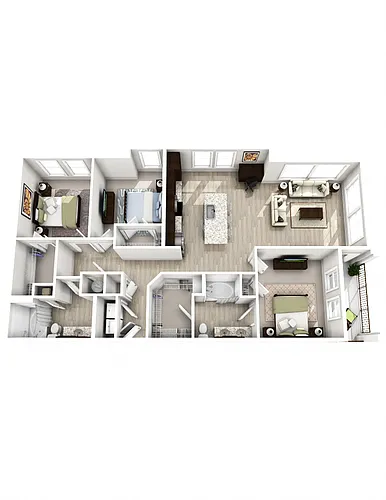 Floor plan C1 Periwinkle