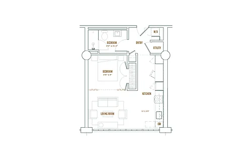 Floor plan S1.A