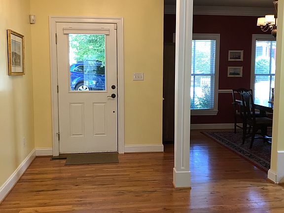 Foyer and part of dining room