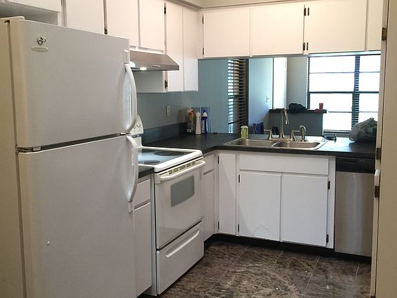 Kitchen with vaulted ceiling