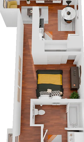 Urban Loft Floorplan Diagram