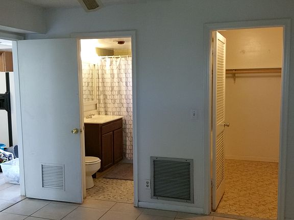 old picture for layout of bedroom, the bathroom and closet floor was redone as seen in next picture