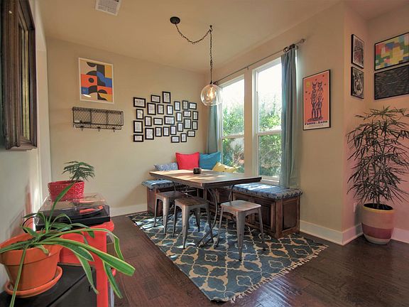 Dining/work space. Seats up to 8. East facing windows