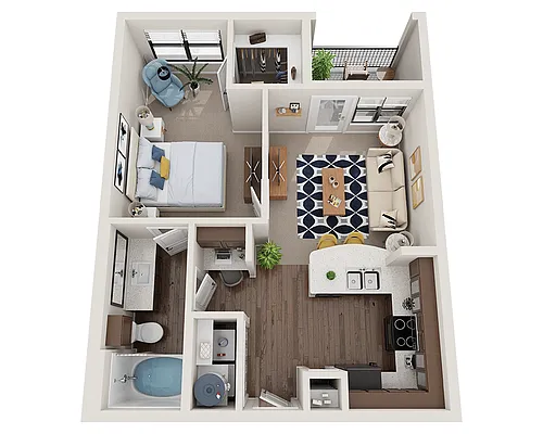 Floor plan A1B