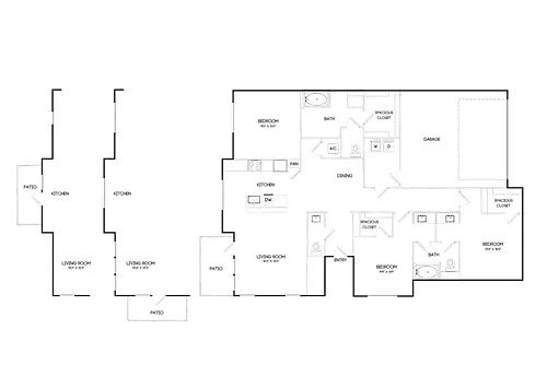 Floor plan TH3A