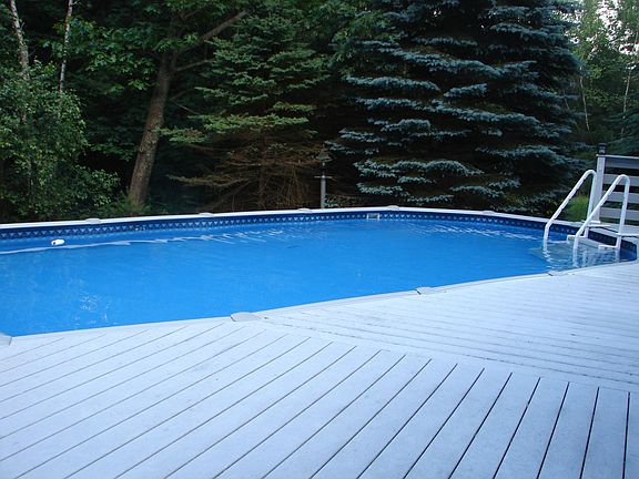 above ground pool