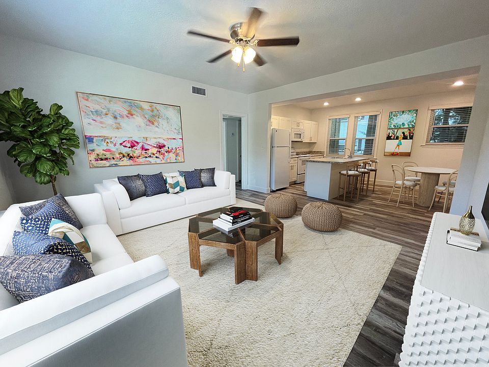 Remodeled Open Concept Two Bedroom floorplan