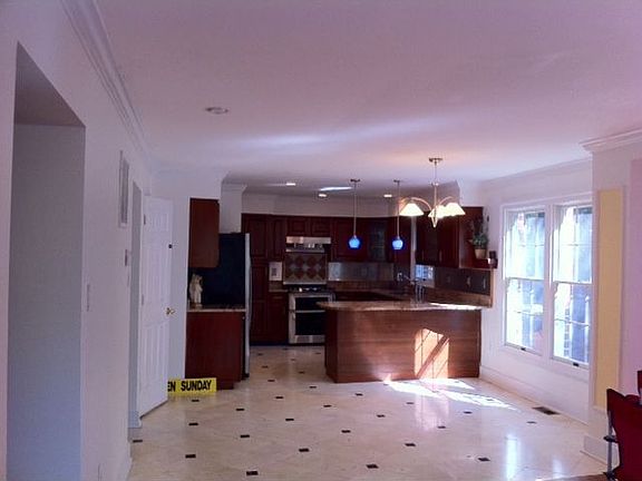 View of kitchen from Family Rm