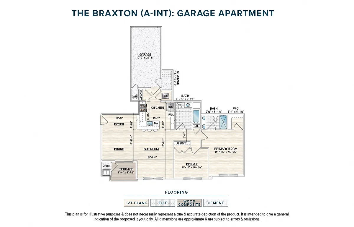 Floor plan The Braxton (A-INT)