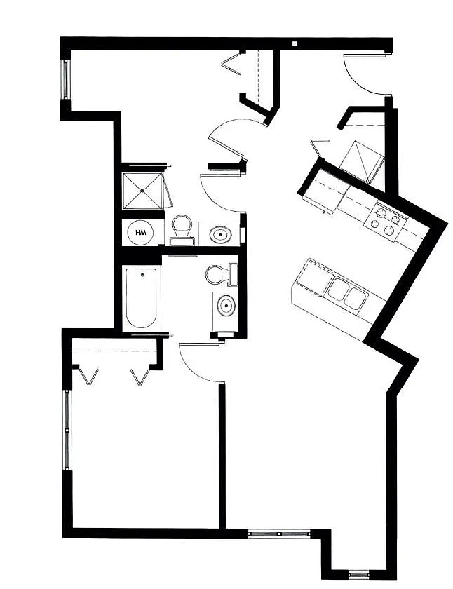 Floor plan 2BADA