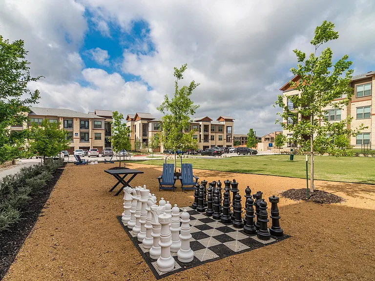 Challenge your friends to some leisurely competition of table tennis or giant chess.