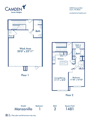 Floor plan Manzanilla