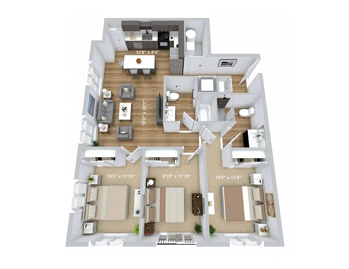 Floor plan Massabesic