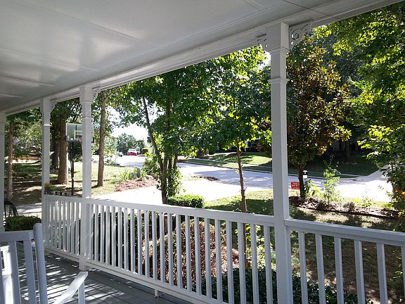 From the porch swing