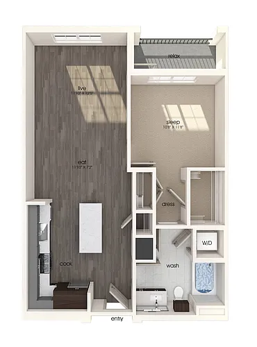 Floor plan A01
