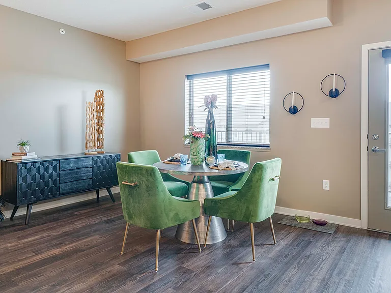 Our open-concept living and dining spaces are designed for modern living, with high-end finishes and thoughtful details.