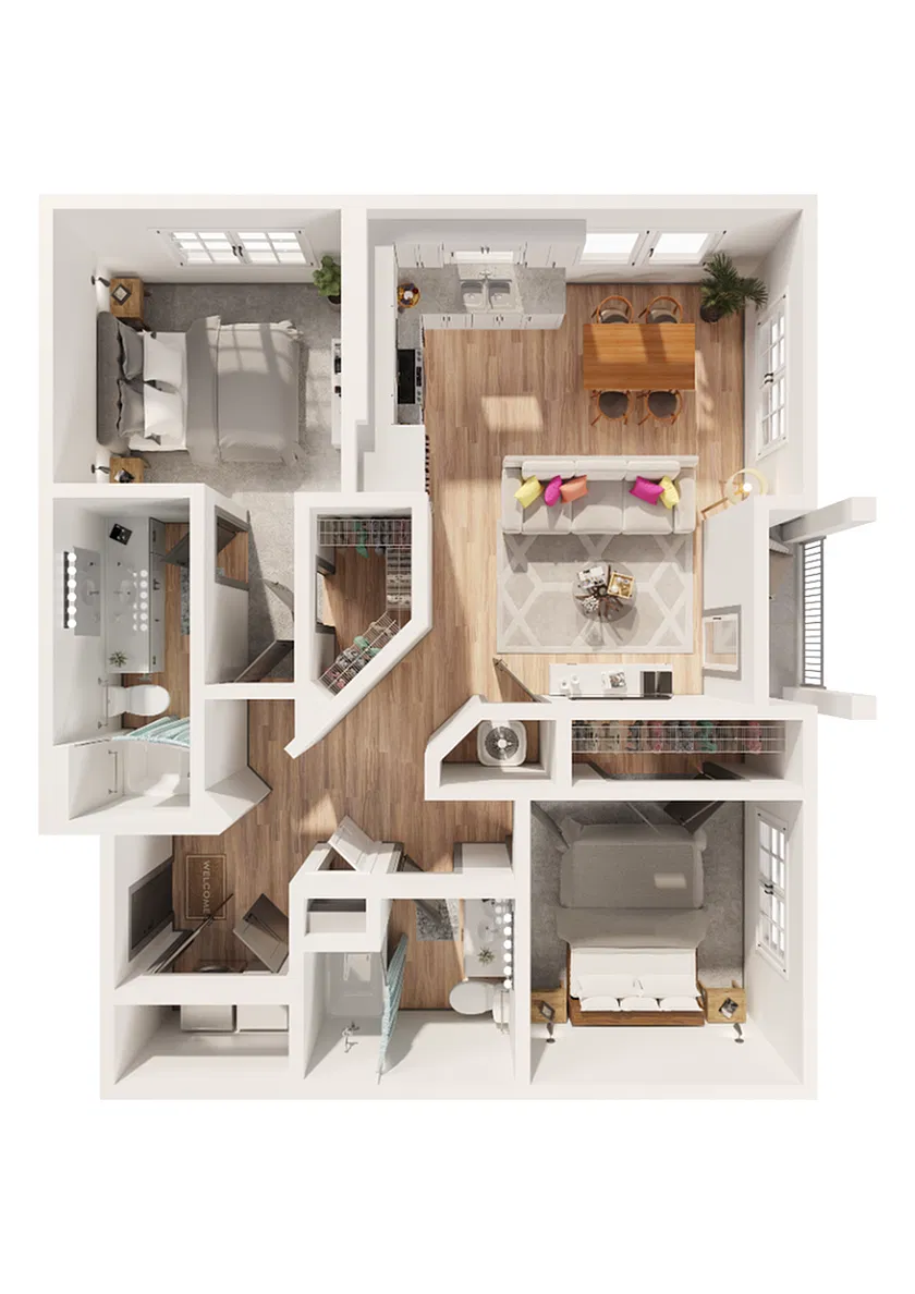 Floor plan B3