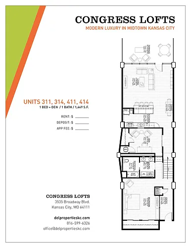 Floor plan 311 313 414
