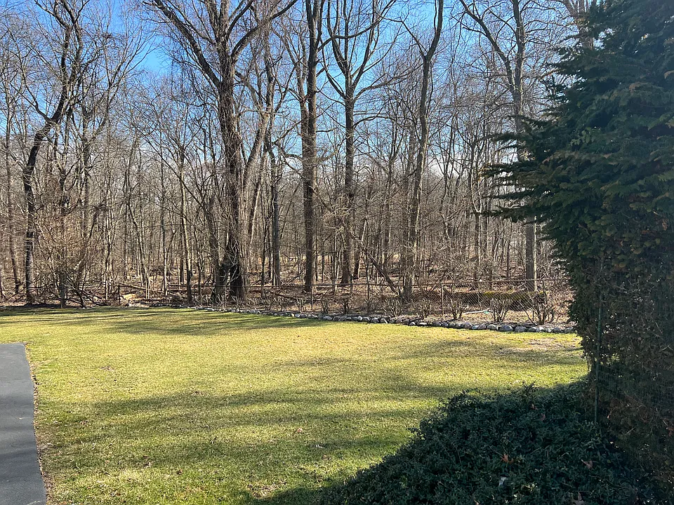 Side yard to right of driveway