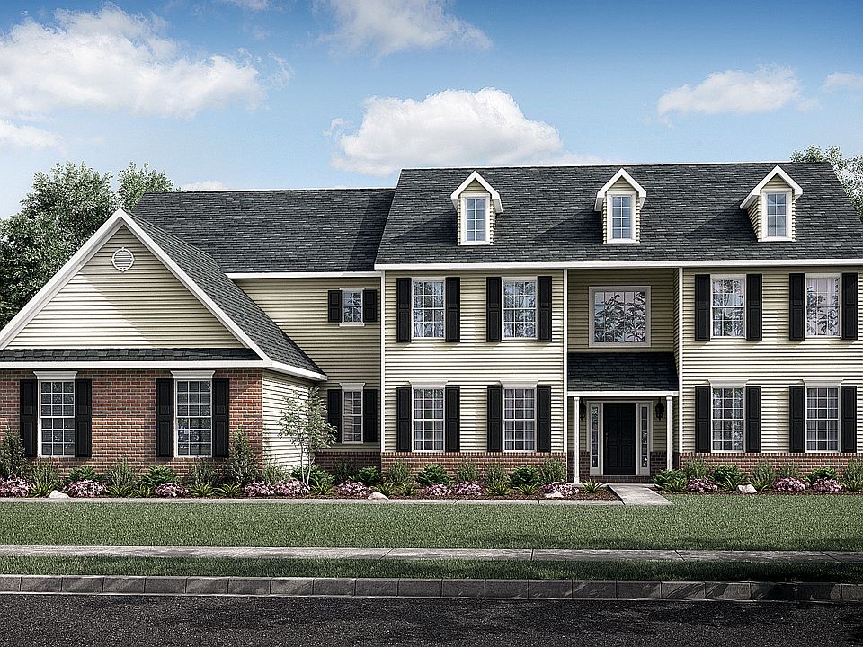 Colonial with 3-car garage