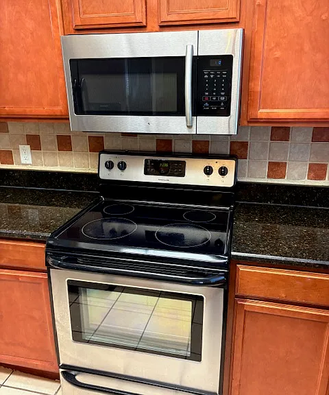 Stove and microwave