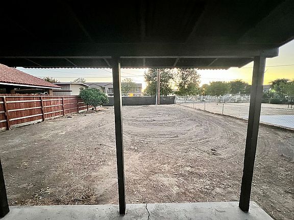 Back yard.