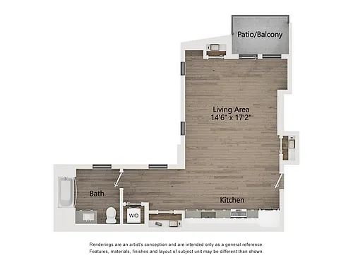 Floor plan STUDIO TYPE C