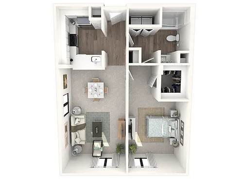 Floor plan 1X1 A3