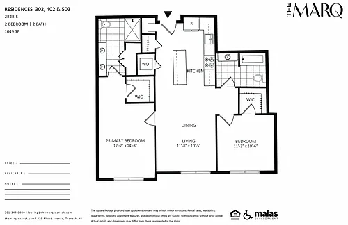 Floor plan 2B2B-E